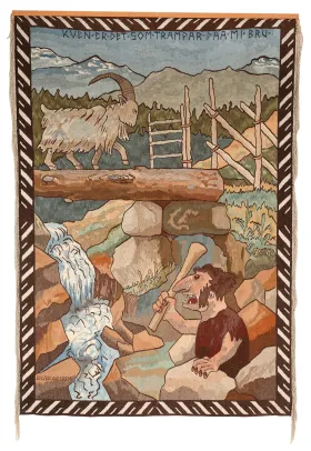 Kven er det som trampar paa mi bru