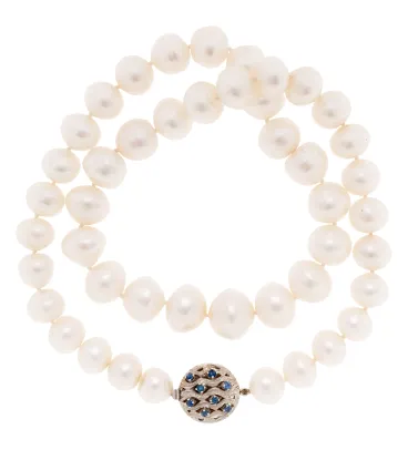 Perlehalsbånd kultur perler