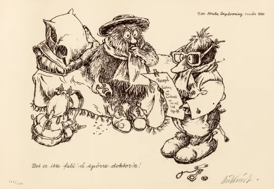 Det er itte fali å spørre doktor'n!