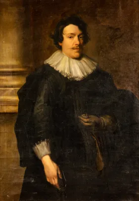 Portrett av en herre i sort