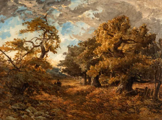 Landskap med figurer