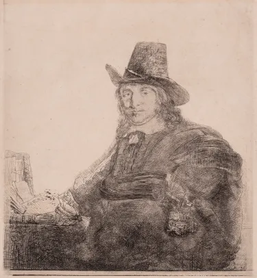 Portrett av kunstneren Jan Asselijn (Krabbetje), 1647