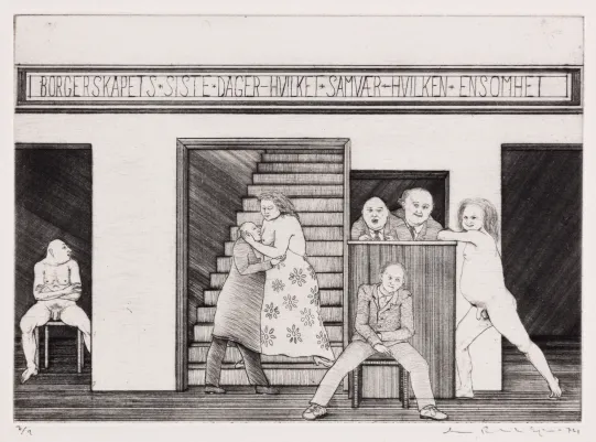 Borgerskapets siste dager - Hvilket samvær - Hvilken ensomhet