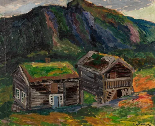 Dovre - Nørstugarden med Sjoberget