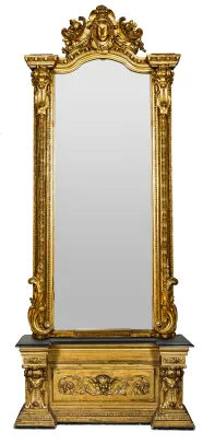 Speil med konsollbord