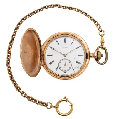 Dobbelkappslet lommeur 