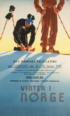 DET DANSKE SKISTÆVNE paa USTAOSET 1939