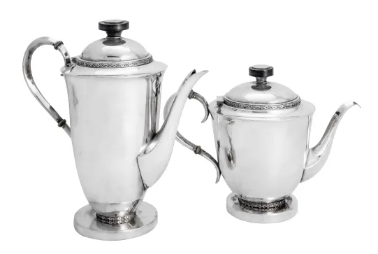 Kaffekanne og tekanne