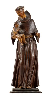 St. Anthony av Padua som holder Jesusbarnet