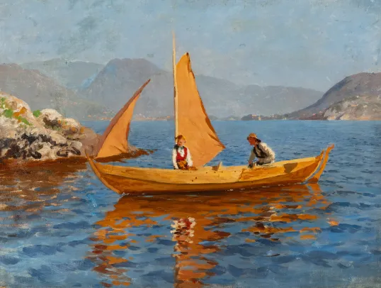 Hjemover i Oselver, fra Askøy mot Bergen