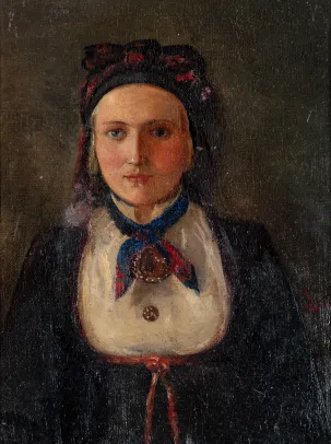 Pike i Trønderbunad