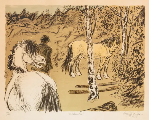 Hestehandel / Fjordingen og dølahesten