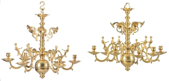 Et par kirkelysekroner