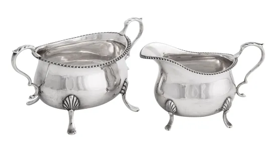 Sukkerkopp og fløtemugge