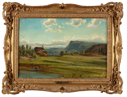 Fra Gyssestad mot Skaugum