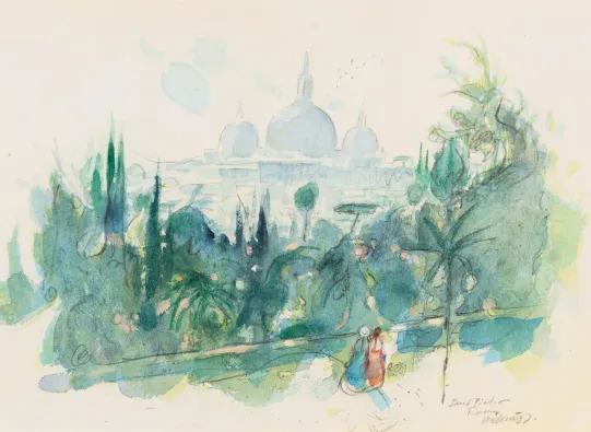 Utsikt over Roma mot Peterskirken