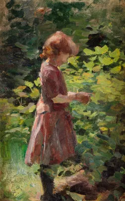 Pike som plukker bær