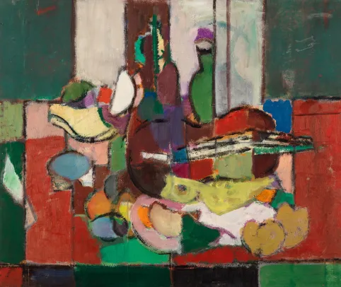 Stilleben med fiolin