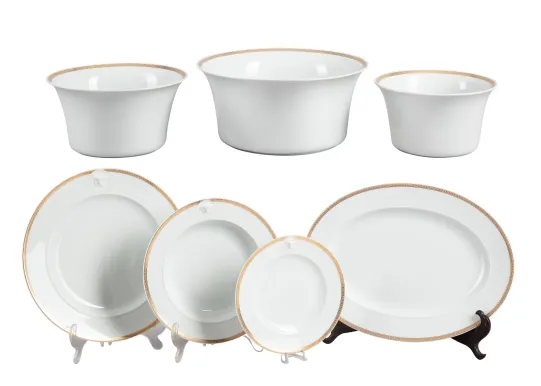 VERSACE FOR ROSENTHAL "Ikarus Médaillon Méandre d'Or"