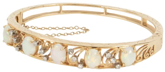 ARMRING MED OPALER